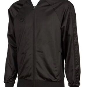 Arena NWT Men's Black Full-Zip Performance Track Jacket - Sporty Zip-Up